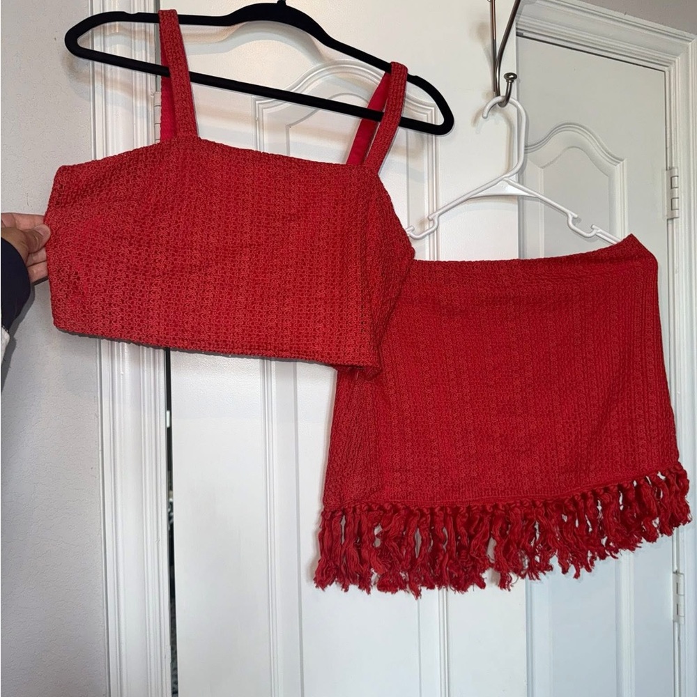 NWT Lulus Fringe Set